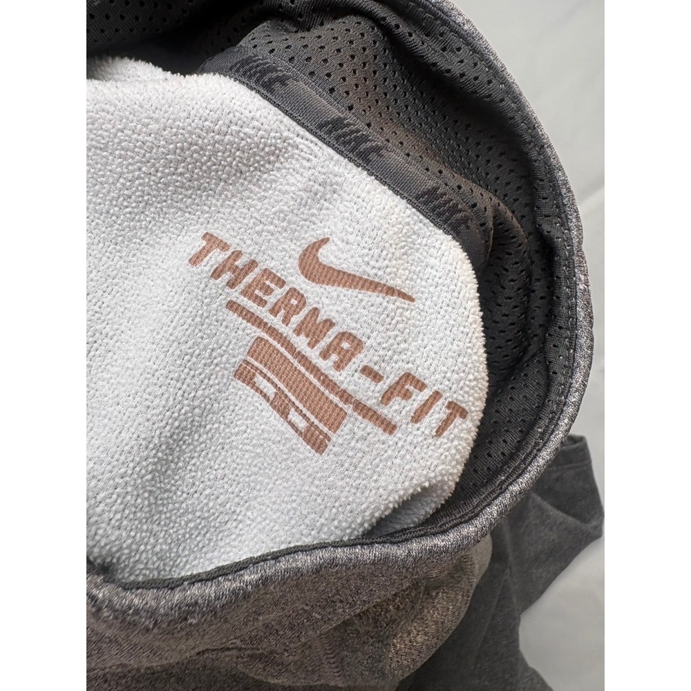 Nike Therma-FIT Quarter Zip Pullover Mens 2XL Gray Excellent Heathered Fleece - Picture 4 of 13